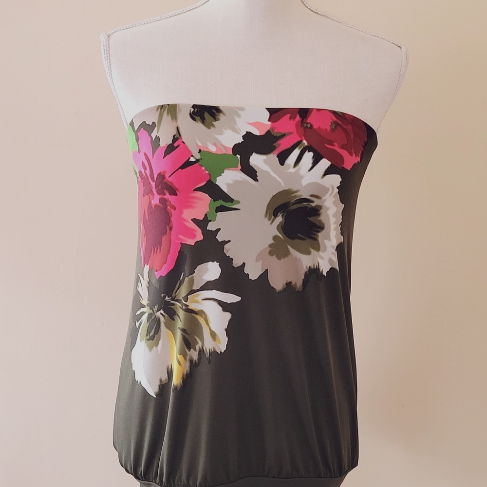 Outback Red Strapless Blouse Size Small - image 1